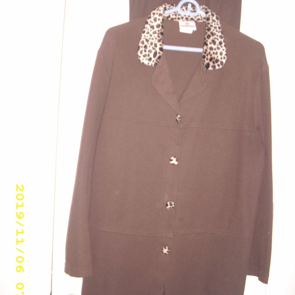 Brown Pantsuit
